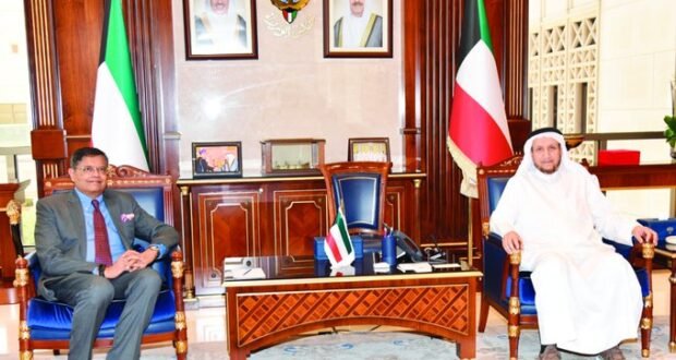 المعوشرجي بحث مع المبعوث الخاص لرئيس وزراء الهند سبل تعزيز العلاقات بين البلدين